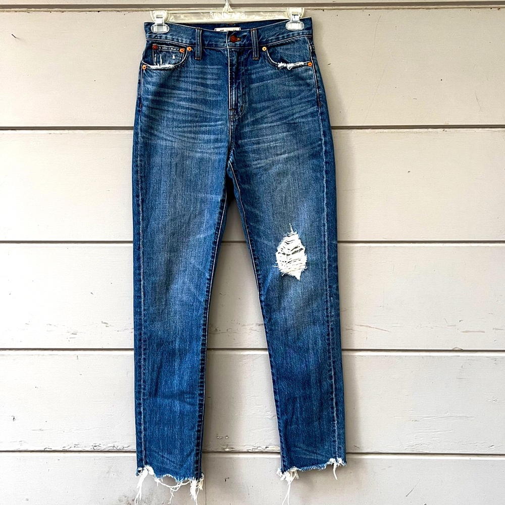 Perfectly Distressed MADEWELL ‘The Perfect Summer Jeans,’ Size 27